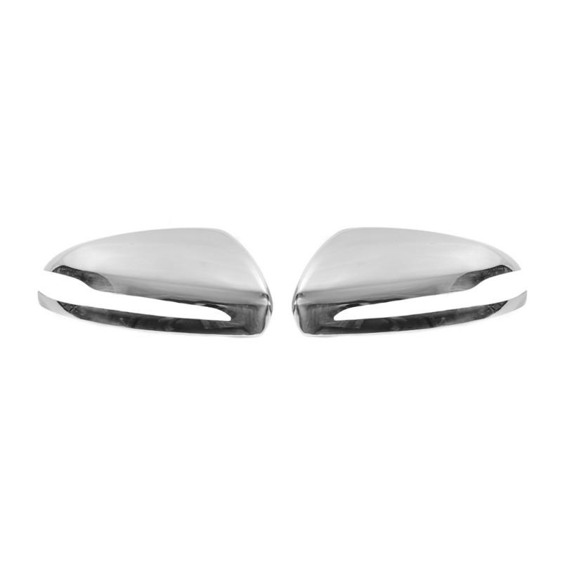 Накладки на дзеркала (2 шт, нерж.) для Mercedes S-сlass W222