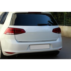 Кромка багажника HB (нерж) OmsaLine - Італійська нержавійка для Volkswagen Golf 7/E-Golf