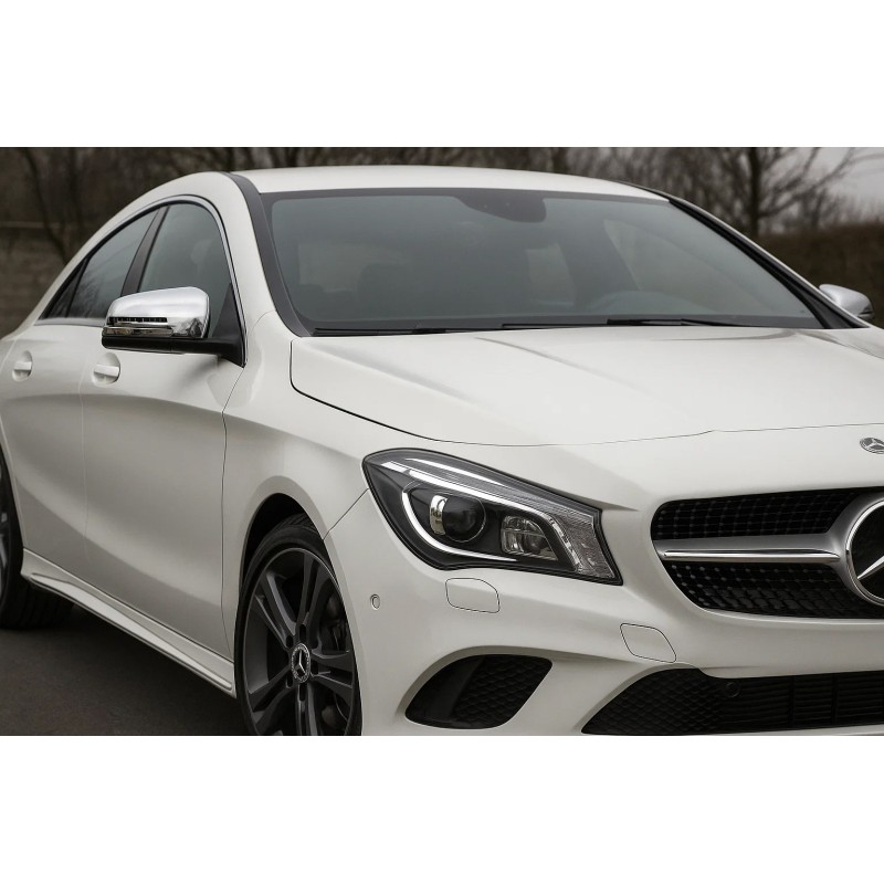 Накладки на Зеркала (2 шт, Нержавейка) для Mercedes CLA C117 2013-2019 гг Накладки на Зеркала (2 шт, Нержавейка) для Mercedes CLA C117 2013-2019 гг