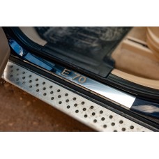 Накладка на пороги (4 шт, нерж) для BMW X5 E-70 2007-2013 рр
