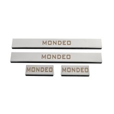 Накладка на пороги (4 шт, нерж) для Ford Mondeo 2014-2022 гг