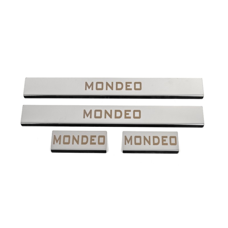 Накладка на пороги (4 шт, нерж) для Ford Mondeo 2014-2022 гг