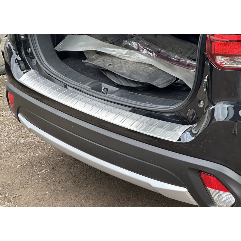 Накладка на задній бампер 2015-2021 рр. Carmos (нерж) для Mitsubishi Outlander рр