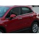 Молдинг скла (4 шт., нерж.) для Fiat 500X 2014-2024 рр Молдинг скла (4 шт., нерж.) для Fiat 500X 2014-2024 рр