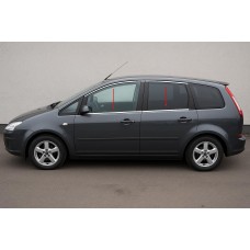Молдинг стекла (4 шт., нерж.) для Ford C-Max 2004-2010 гг