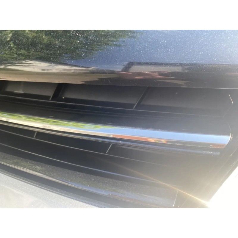 Накладки на решітку (на верх, нерж) для Volkswagen Golf 7/E-Golf 2012-2020 рр Накладки на решітку (на верх, нерж) для Volkswagen Golf 7/E-Golf 2012-2020 рр