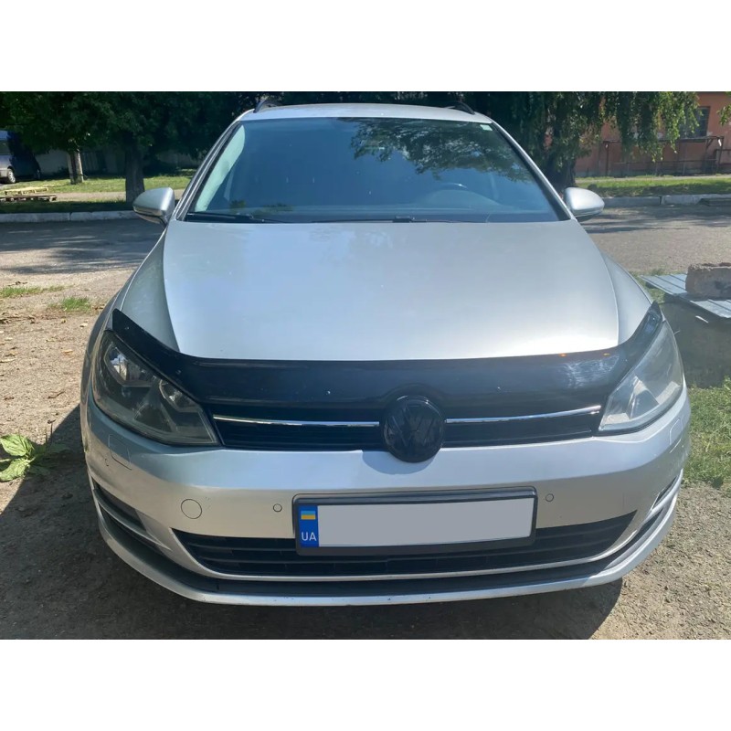 Накладки на решітку (на верх, нерж) для Volkswagen Golf 7/E-Golf 2012-2020 рр Накладки на решітку (на верх, нерж) для Volkswagen Golf 7/E-Golf 2012-2020 рр
