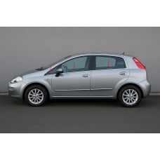 Окантовка вікон Carmos (6 шт., нерж.) для Fiat Punto Grande/EVO 2006-2018 рр