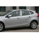 Накладки на дверні стійки (нерж) для Volvo V40 2012- рр