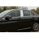 Накладки на дверні стійки (6 шт, нерж) для Mercedes C-сlass W205 2014-2021 рр
