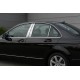 Накладки на дверні стійки (6 шт, нерж) для Mercedes C-class W204 2007-2015 рр