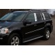 Накладки на дверні стійки (10 шт, нерж) для Mercedes GL сlass X164 2006-2012 рр