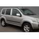 Накладки на дверные стойки (8 шт, нерж) для Nissan X-trail T30 2002-2007 гг