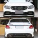 Комплект обвесов с диффузором (AMG C63-designs 2018-2021) для Mercedes C-сlass W205