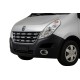 Накладки на противотуманные фары Carmos (2 шт., нержавейка) для Renault Master 2011-2023 гг Накладки на противотуманные фары Carmos (2 шт., нержавейка) для Renault Master 2011-2023 гг