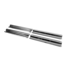 Накладки на внутренние пороги Carmos (4 шт, нерж) для Volkswagen Touran 2003-2010 гг