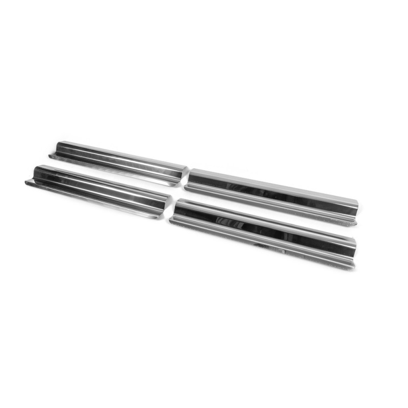 Накладки на внутренние пороги Carmos (4 шт, нерж) для Volkswagen Touran 2003-2010 гг