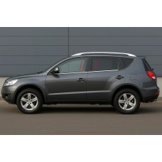 Окантовка окон (4 шт, нерж.) для Geely Emgrand X7 2011- гг