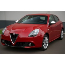 Накладки на дзеркала (2 шт, нерж.) Carmos для Alfa Romeo Giulietta 2010-2020 рр