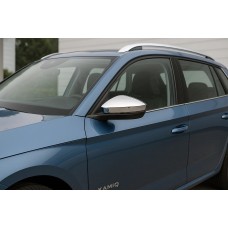 Накладки на дзеркала (2 шт, нерж.) Carmos для Skoda Kamiq 2019- рр