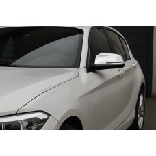 Накладки на дзеркала (2 шт, нерж.) Carmos для BMW 1 серія F20/21 2011-2019 рр