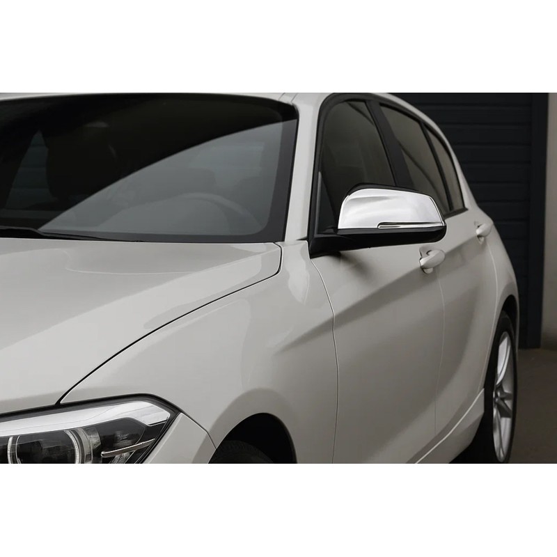 Накладки на дзеркала (2 шт, нерж.) Carmos для BMW 1 серія F20/21 2011-2019 рр