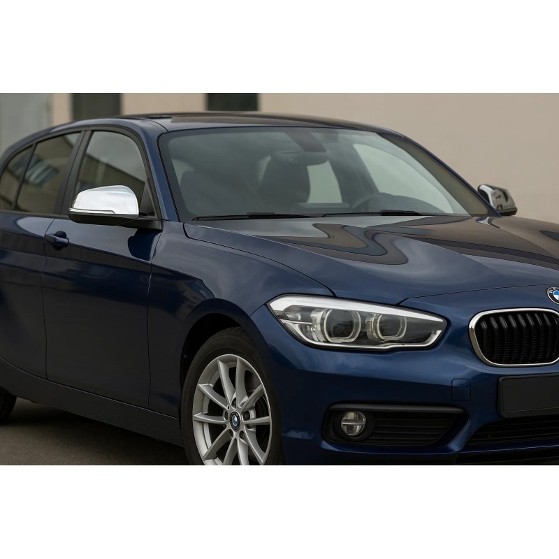 Накладки на дзеркала (2 шт, нерж.) Carmos для BMW 1 серія F20/21 2011-2019 рр Накладки на дзеркала (2 шт, нерж.) Carmos для BMW 1 серія F20/21 2011-2019 рр