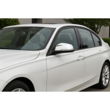 Накладки на Зеркала (2 шт, Нержавейка) Carmos для BMW 3 серия F-30/31/34 2012-2019 гг