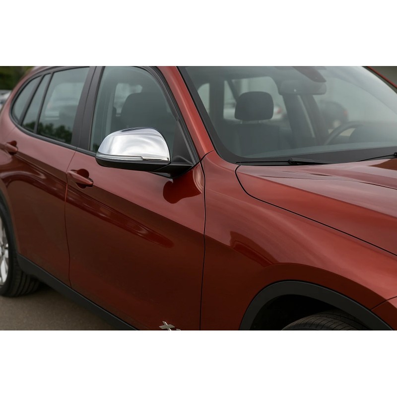 Накладки на Зеркала (2 шт, Нержавейка) Carmos для BMW X1 E-84 2009-2015 гг