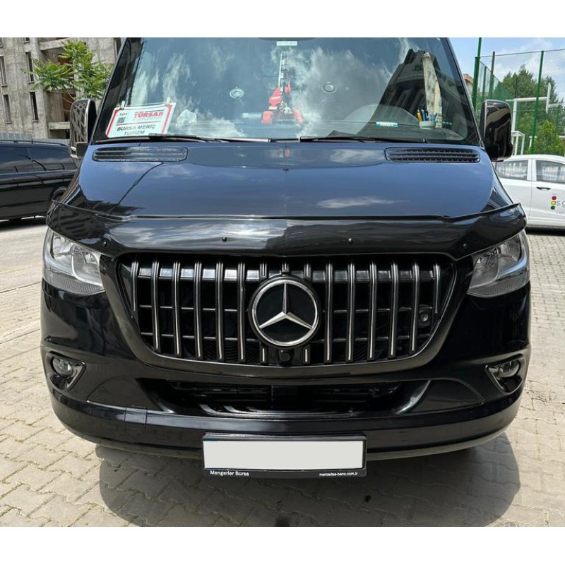 Передня решітка GT Chrome Eco для Mercedes Sprinter W907/W910 2018- рр