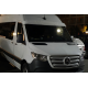 Козирок на лобове скло на рамі (Білий, 5мм) для Mercedes Sprinter W907/W910 2018- рр