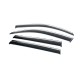 Хромированные ветровики (4 шт, Niken) для Toyota Land Cruiser Prado 150 2009-2023 гг Хромированные ветровики (4 шт, Niken) для Toyota Land Cruiser Prado 150 2009-2023 гг