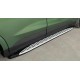Бокові пороги Shining V1 (2 шт., Алюміній) для Ford Courier 2023- рр