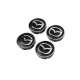 Ковпачки диски чорні maz5955tur-bl (59мм на 55мм, 4 шт) для Тюнінг Mazda