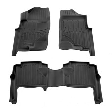 Килимки Stingray 3D (5 шт, поліуретан) для Nissan Navara 2006-2015 рр