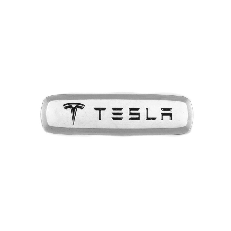 Шильдик алюмінієвий для килимків (1шт) для Тюнінг Tesla