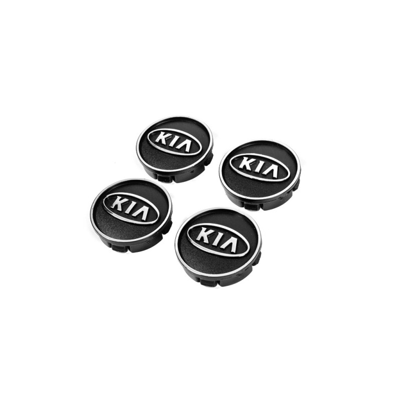 Колпачки диски черные kia60tur-bl (59мм на 55мм, 4 шт) для Тюнинг KIA