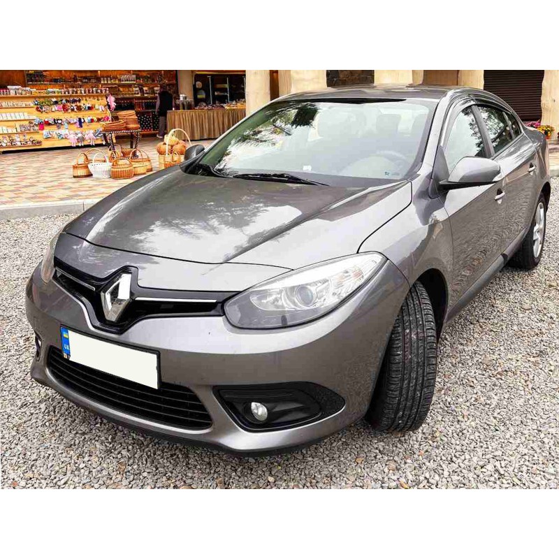 Вітровики з хромованим молдингом (4 шт, Niken) для Renault Fluence 2009-2016 рр Вітровики з хромованим молдингом (4 шт, Niken) для Renault Fluence 2009-2016 рр
