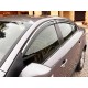 Вітровики з хромованим молдингом (4 шт, Niken) для Renault Fluence 2009-2016 рр Вітровики з хромованим молдингом (4 шт, Niken) для Renault Fluence 2009-2016 рр