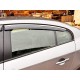 Вітровики з хромованим молдингом (4 шт, Niken) для Renault Fluence 2009-2016 рр Вітровики з хромованим молдингом (4 шт, Niken) для Renault Fluence 2009-2016 рр