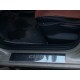 Накладки на пороги Carmos (4 шт, нерж.) для Renault Clio III 2005-2012 гг