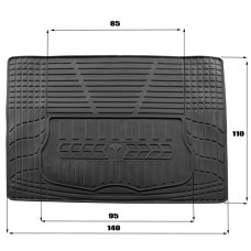 Універсальний килимок багажника 1400x1100 (Stingray, поліуретан)