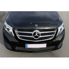 Передня емблема під склом, хром окантовка a2048806406 для Mercedes Vito / V-class W447 2014- рр