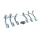 Кріплення до бокових порогів для Mazda BT-50 2007-2012 рр