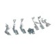 Кріплення до бокових порогів для Mazda BT-50 2012- рр