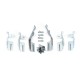 Кріплення до бокових порогів для Volkswagen Tiguan 2007-2016 рр