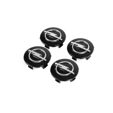 Ковпачки на диски 55/43мм op5543b (чорні, 4 шт) для Тюнінг Opel