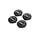 Ковпачки на диски 65/58мм op6558b (чорні, 4 шт) для Тюнінг Opel