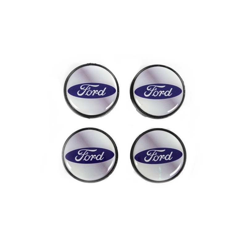 Ковпачки на диски 53/51мм сірі frd5351g (4 шт) для Тюнінг Ford