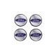 Ковпачки на диски 53/51мм сірі frd5351g (4 шт) для Тюнінг Ford